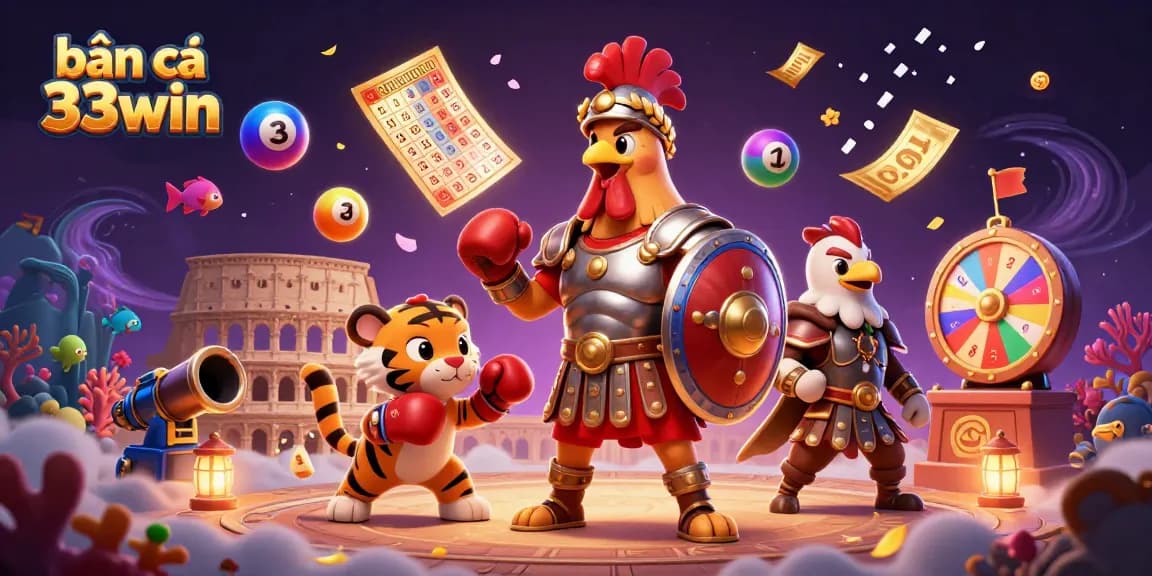 Experience the excitement of bắn cá 33win with vibrant sea creatures and thrilling underwater battles.