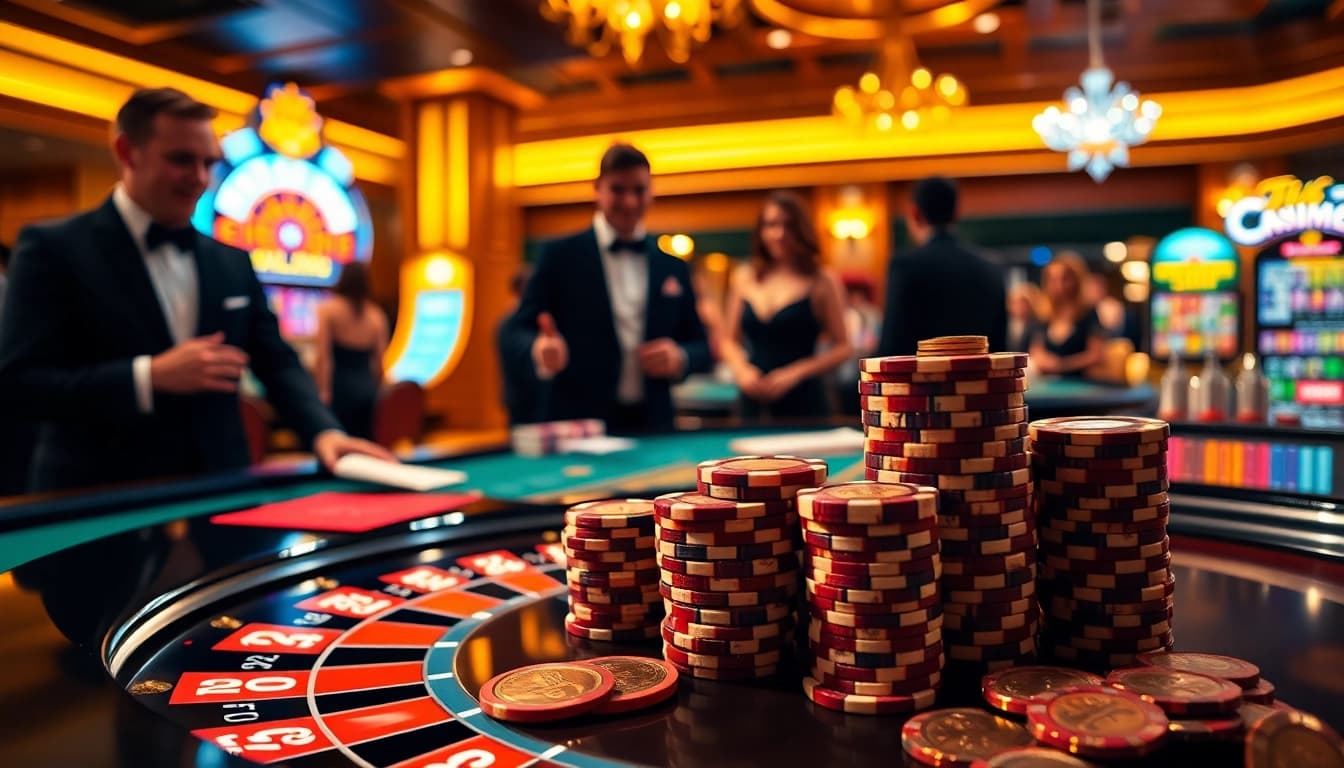 Experience the thrill of gambling at rik vip with luxurious casino elements and vibrant gameplay.