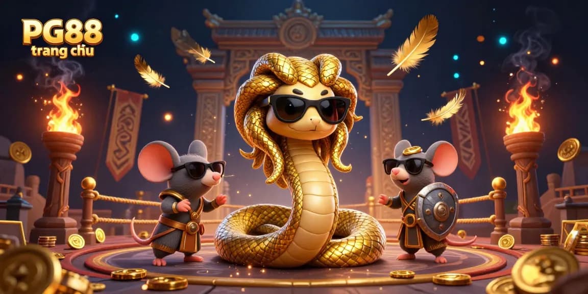 Engage with PG88 trang chủ in this dynamic gambling scene featuring casino elements and characters.