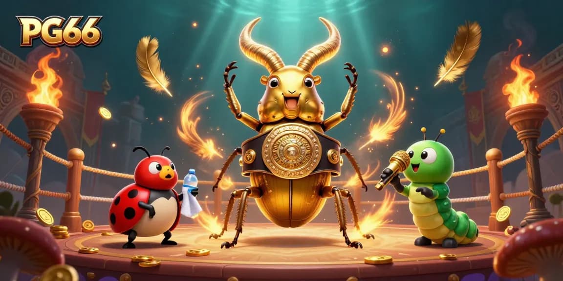 Experience the excitement of PG66 with vibrant casino characters and dynamic gameplay elements.
