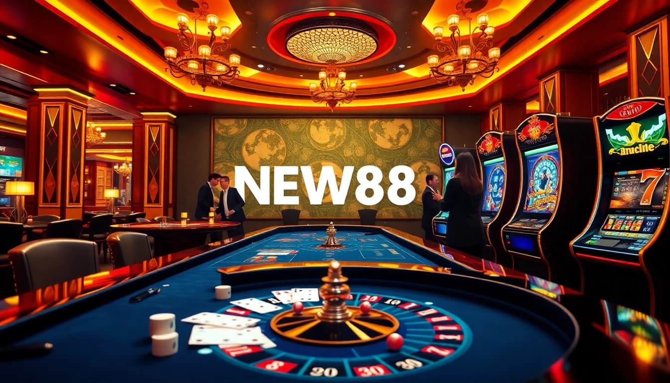 Experience the excitement of online gaming with Link vào NEW88 mới nhất featuring vibrant casino tables and thrilling games.