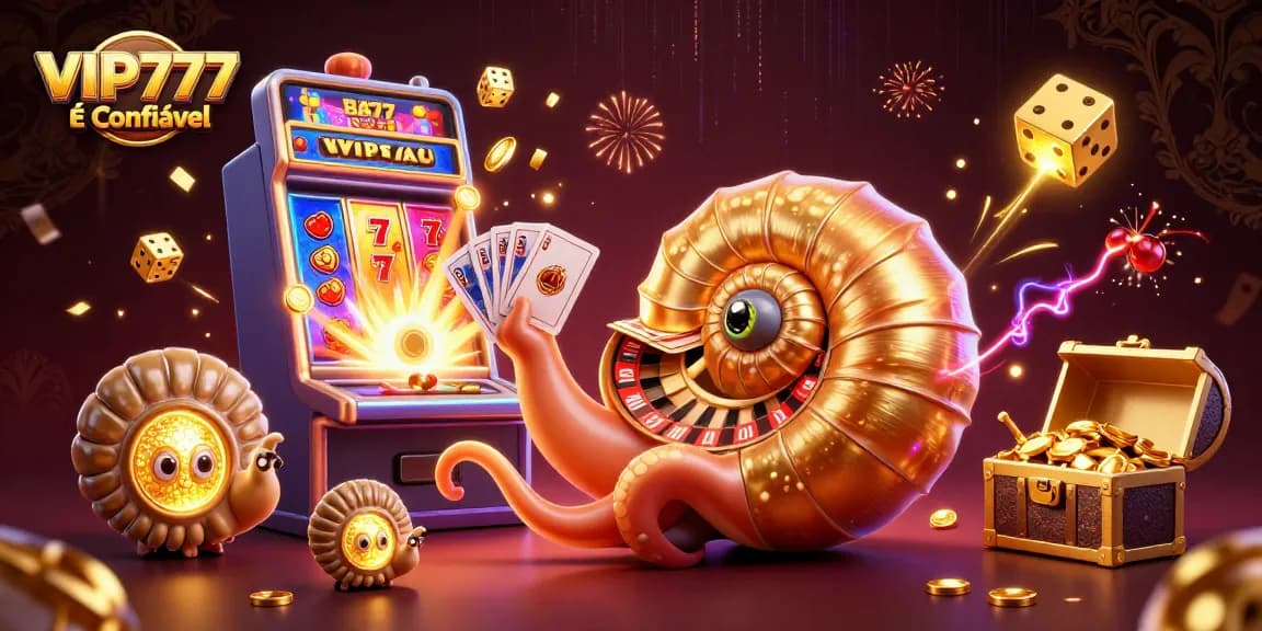 Experience the thrill with VIP777 É Confiável casino games featuring dynamic 3D elements and rich visual details.