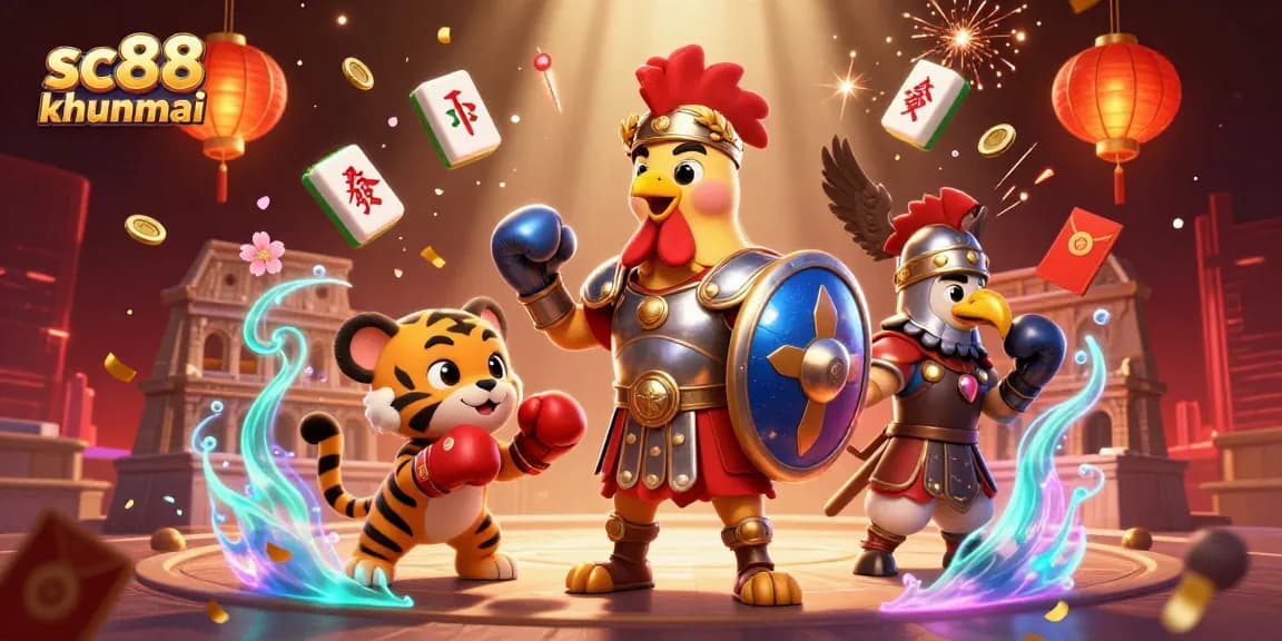 Experience sc88 khuyenmai promotions with thrilling casino characters in a dynamic gambling scene.