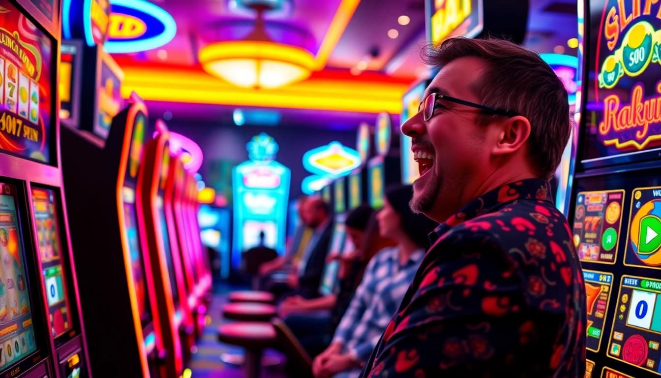 Menangkan slot gacor dengan mesin slot berwarna cerah yang menarik di kasino.