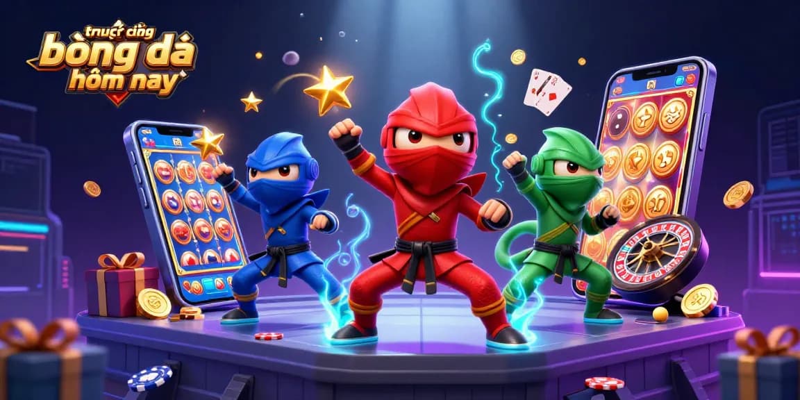 Experience trực tiếp bóng đá hôm nay with thrilling gaming action and vibrant 3D characters.