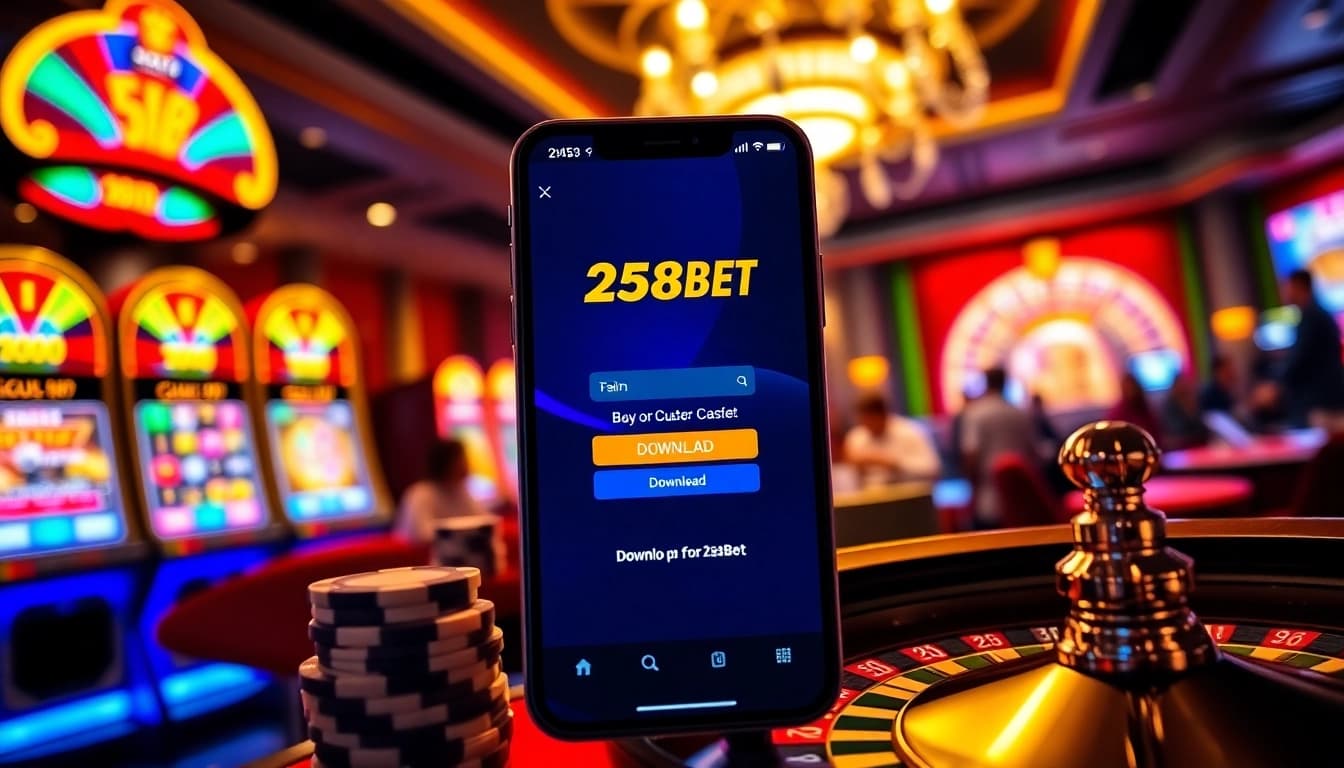 Experience the thrill of 258bet download with vibrant casino games and engaging interfaces.