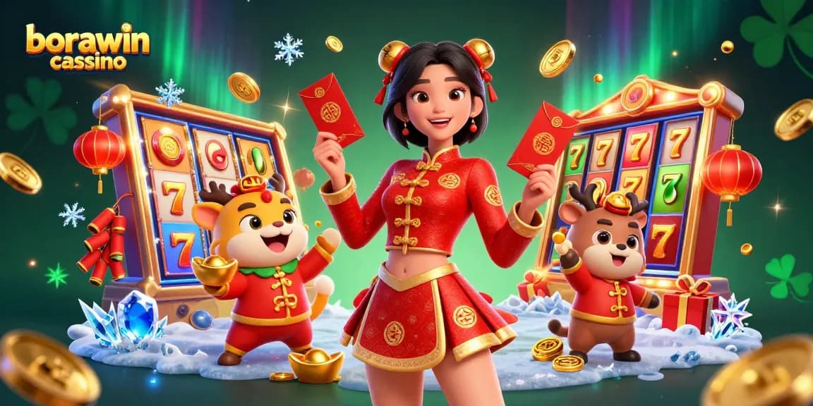 Desfrute de uma jogabilidade empolgante no cassino borawin com slots vibrantes, símbolos da sorte e elementos festivos.