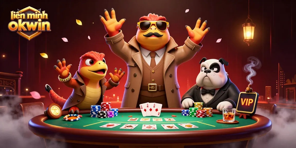 Experience the thrilling world of liên minh okwin, where raptors in disguise enter a VIP casino lounge.