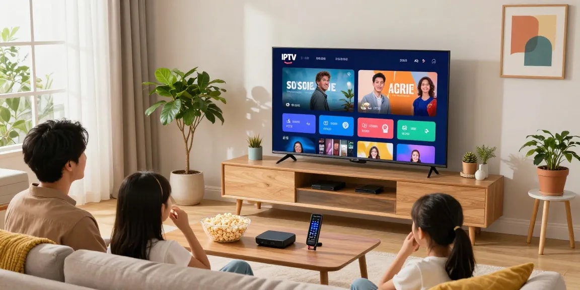 Aproveite as melhores experiências de IPTV no Brasil com a família se divertindo em casa.