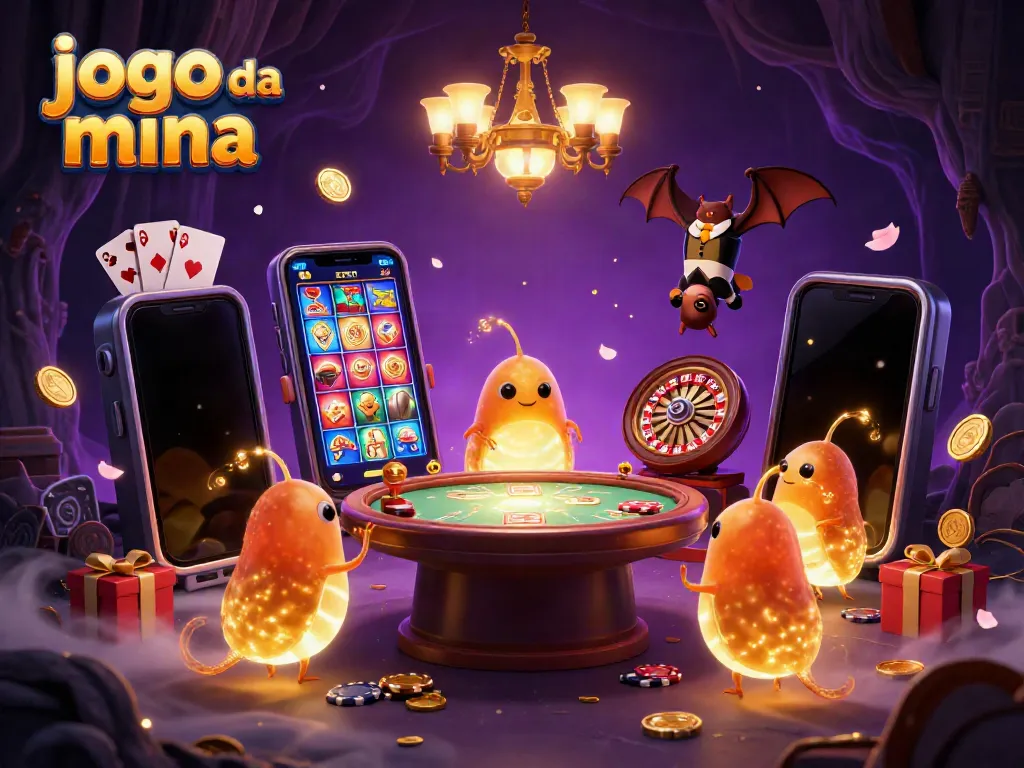 Experience thrilling gameplay with the colorful atmosphere of jogo da mina, featuring vibrant glowworms and casino elements.
