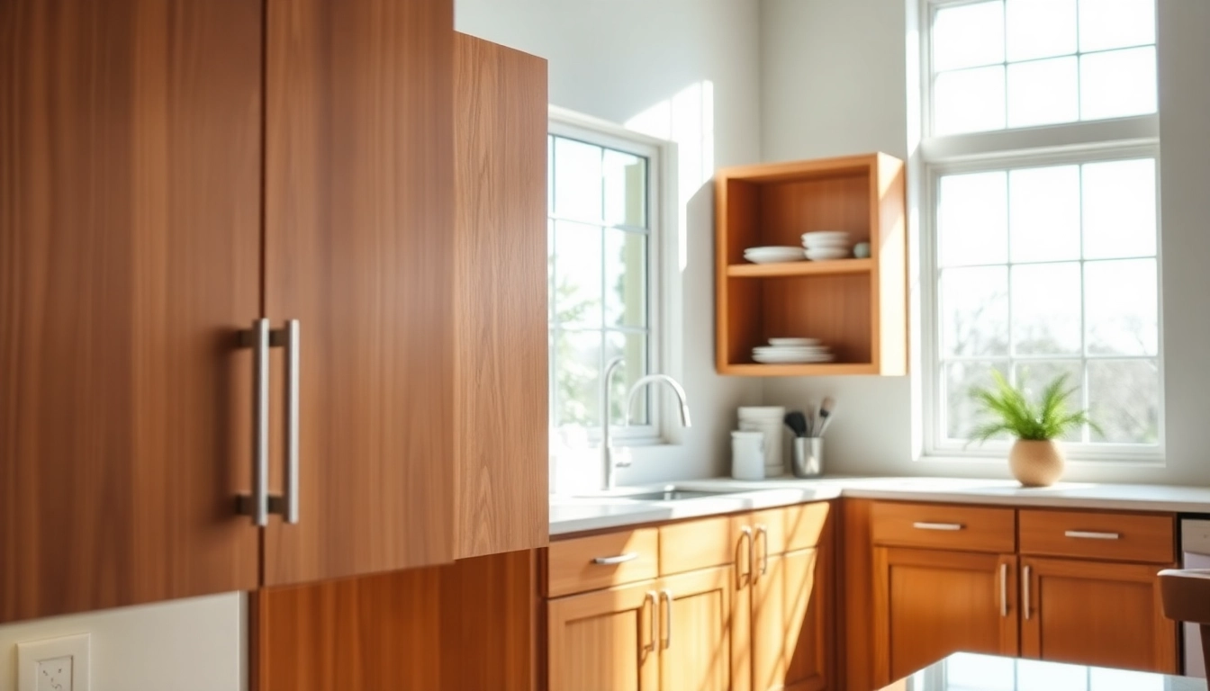 Beautiful cabinet refacing showcasing modern design in a Largo FL kitchen.