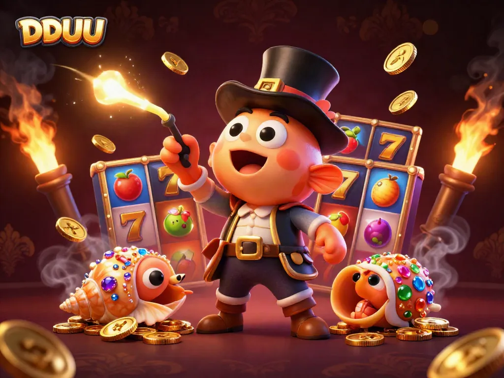 Engage with DDUU's vibrant and dynamic gambling scene featuring captivating characters and rich casino elements.