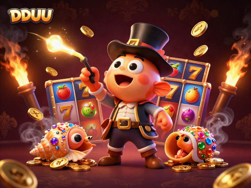 Engage with DDUU's vibrant and dynamic gambling scene featuring captivating characters and rich casino elements.