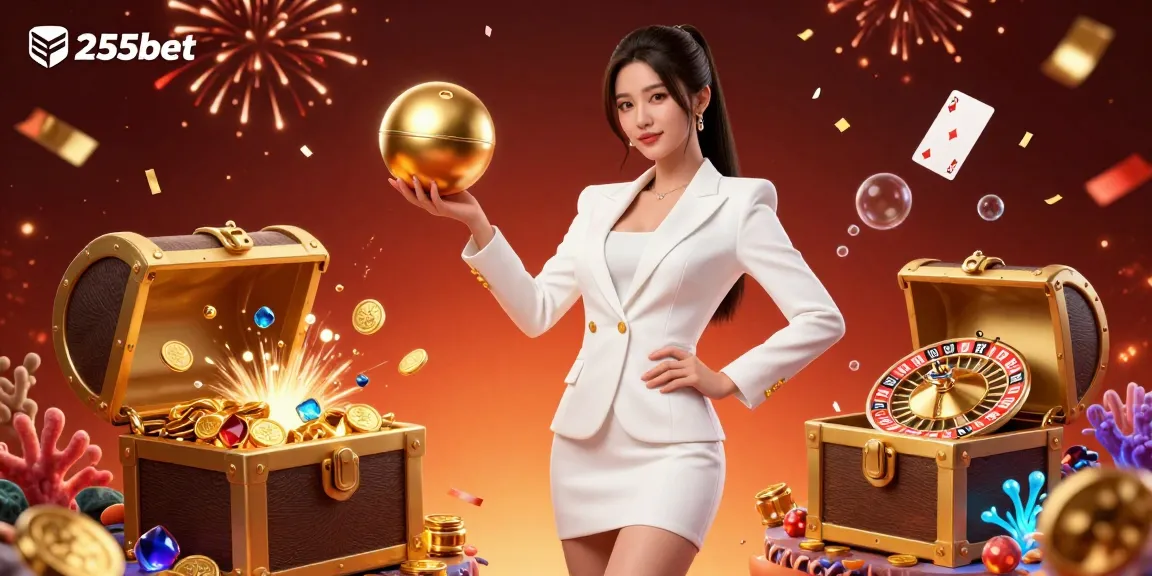 Viva a emoção do 255bet com uma ilustração glamourosa que mostra uma mulher confiante em um ambiente de cassino elegante.