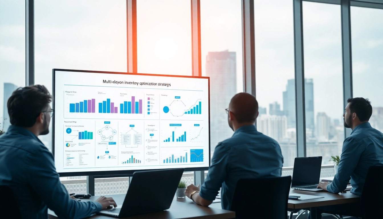 Analyze Multi-echelon inventory optimization strategies in a professional office setting.